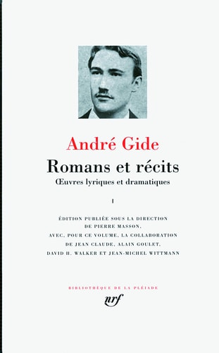 ROMANS ET RECITS T1, de André Gide | portada del libro