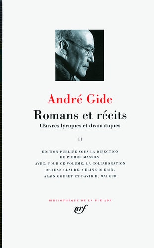 ROMANS ET RECITS T2, de André Gide | portada del libro