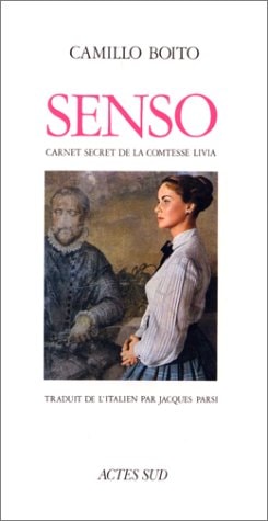 SENSO (CARNET SECRET DE LA COMTESSE LIVIA), de Camillo Boito | portada del libro