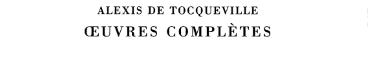 OEUVRES COMPLETES TOME XVII T2, de Alexis de Tocqueville | portada del libro