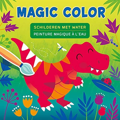 DINO PEINTURE MAGIQUE A L'EAU, de COLLECTIF | portada del libro