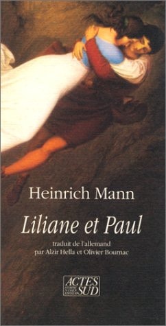 LILIANE ET PAUL, de Heinrich Mann | portada del libro