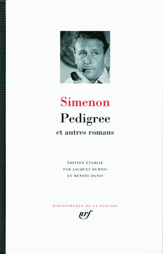 PEDIGREE ET AUTRES ROMANS, de Simenon | portada del libro