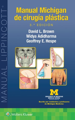 MANUAL MICHIGAN DE CIRUGIA PLASTICA 3ª ED, de BROWN | portada del libro