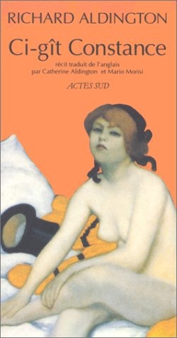 CI GIT CONSTANCE, de Richard Aldington | portada del libro