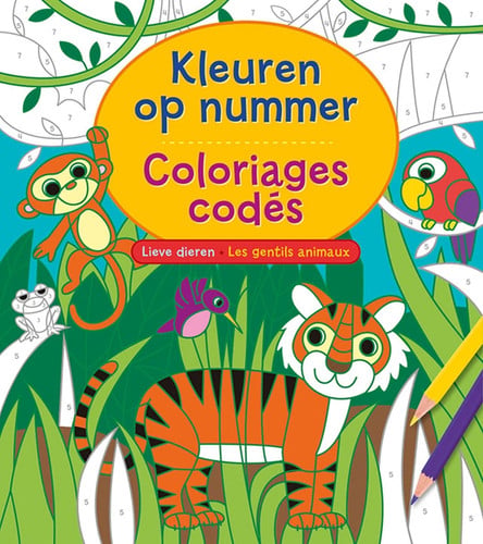 LES GENTILS ANIMAUX COLORIAGES CODES, de COLLECTIF | portada del libro