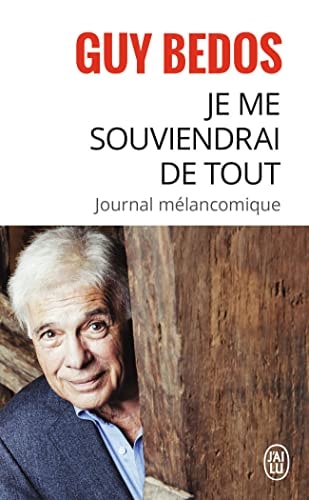 E ME SOUVIENDRAI DE TOUT, de Guy Bedos | portada del libro