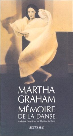 MEMOIRE DE LA DANSE, de Martha Graham | portada del libro