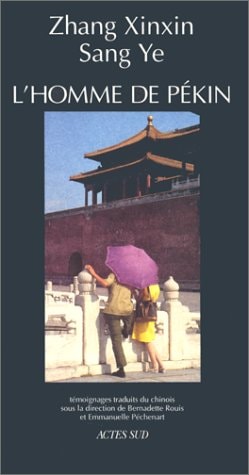 L'HOMME DE PEKIN, de Xinxin Zhang | portada del libro