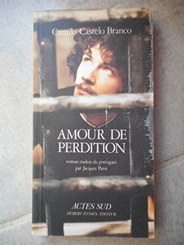 AMOUR DE PERDITION, de Camilo Castelo Branco | portada del libro