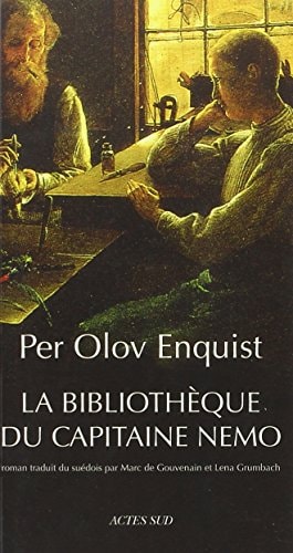 LA BIBLIOTHEQUE DU CAPITAINE NEMO, de Per Olov Enquist | portada del libro