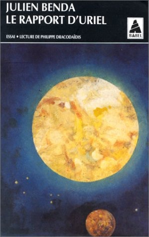 LE RAPPORT D'URIEL, de Benda | portada del libro