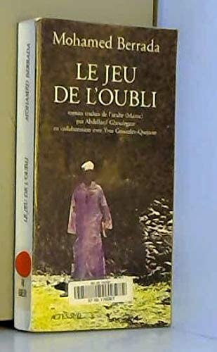 LE JEU DE L'OUBLI, de Muḥammad Barādah | portada del libro