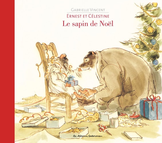 ERNEST ET CELESTINE LE SAPIN DE NOEL, de Gabrielle Vincent | portada del libro
