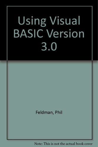 USING VISUAL BASIC 3, de FELDMAN | portada del libro