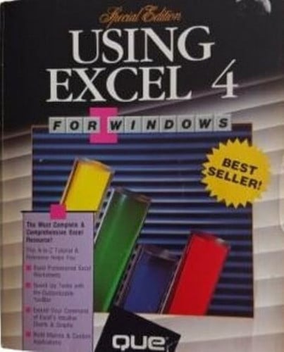 USING EXCEL 4 WINDOWS, de QUE | portada del libro