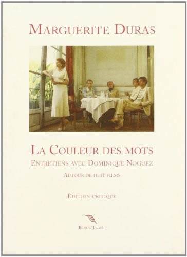 LA COULEUR DES MOTS, de DURAS#NOGUEZ | portada del libro