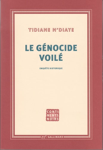 LE GENOCIDE VOILE, de N'Diaye | portada del libro