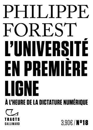L'UNIVERSITE EN PREMIERE LIGNE, de Philippe Forest | portada del libro