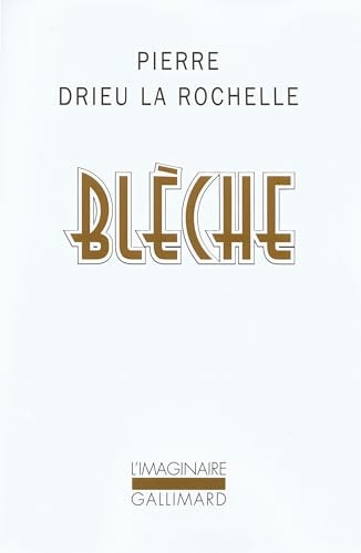 BLECHE, de Pierre Drieu La Rochelle | portada del libro