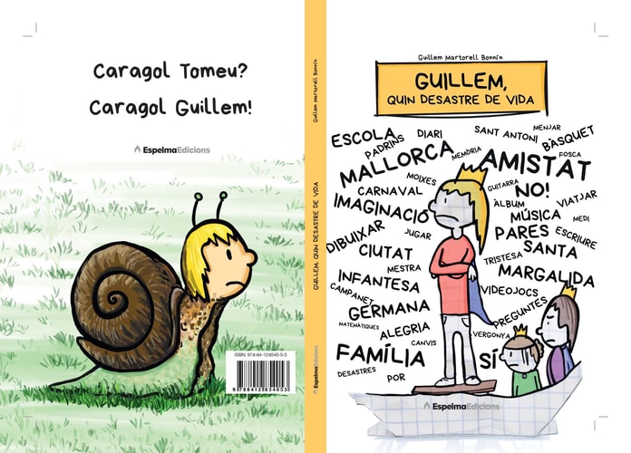 GUILLEM, QUIN DESASTRE DE VIDA, de MARTORELL BONNIN | portada del libro