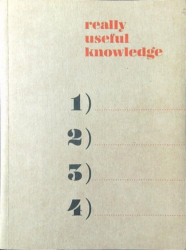 Really Useful Knowledge, de Varios autores | portada del libro