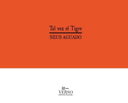 TAL VEZ EL TIGRE, de AGUADO | portada del libro