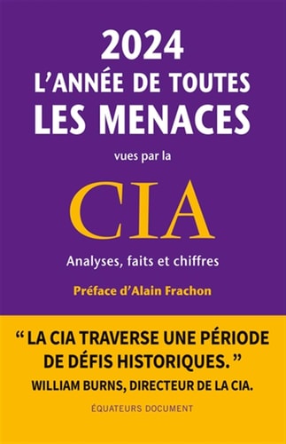 024 L'ANNEE DE TOUTES LES MENACES VUES, de William J. Burns (diplomate).) | portada del libro