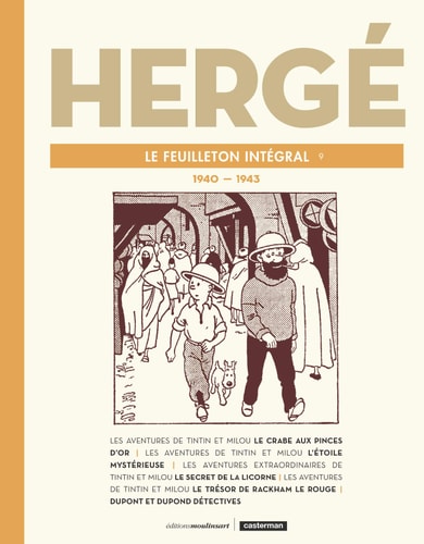 HERGE LE FEUILLETON INTEGRAL 1940-1943 T9, de Jean-Marie Embs | portada del libro