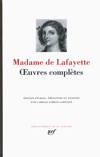 OEUVRES COMPLETES, de Madame de La Fayette (Marie-Madeleine Pioche de La Vergne) | portada del libro