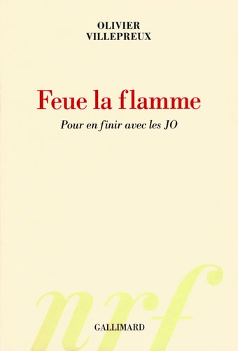 FEUE LA FLAMME, de Olivier Villepreux | portada del libro