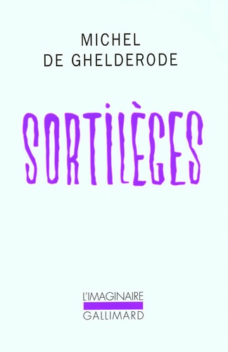 SORTILEGES, de Michel De Ghelderode | portada del libro