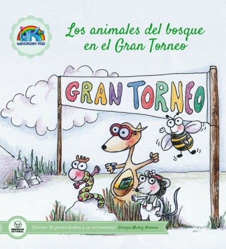 Los animales del bosque en el Gran Torneo, de Muñoz Herrera | portada del libro