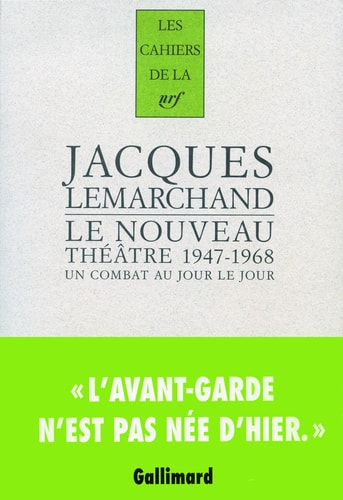 LE NOUVEAU THEATRE 1947 1968, de Lemarchand | portada del libro
