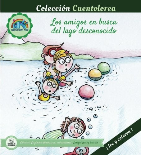 Cuentolorea: Los amigos en busca del lago desconocido, de Muñoz Herrera | portada del libro