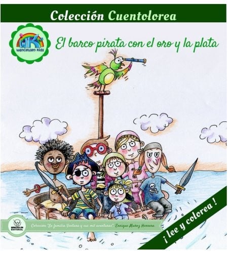 Cuentolorea: El barco pirata con el oro y la plata, de Muñoz Herrera | portada del libro