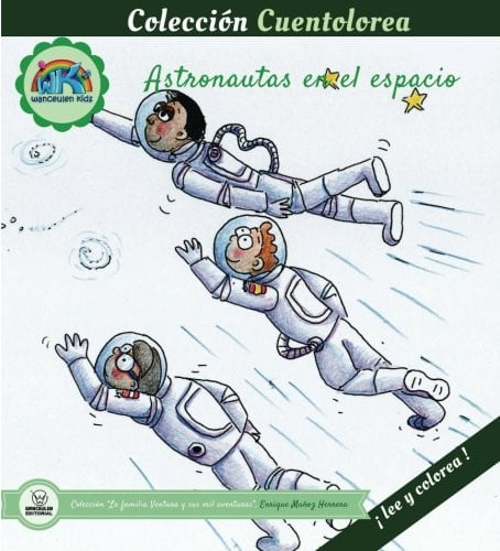 Cuentolorea: Astronautas en el espacio, de Muñoz Herrera | portada del libro