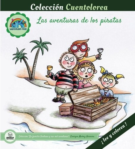 Cuentolorea: Las aventuras de los piratas, de Muñoz Herrera | portada del libro