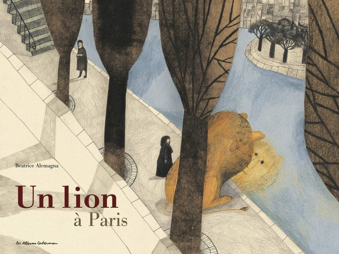 Un lion a Paris, de Beatrice Alemagna | portada del libro
