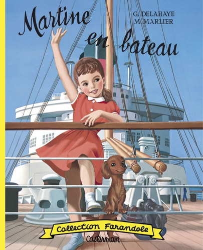 MARTINE FAC-SIMILE -MARTINE EN BATEAU, de Gilbert Delahaye | portada del libro