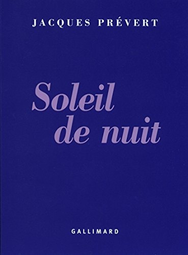 SOLEIL DE NUIT, de Jacques Prévert | portada del libro