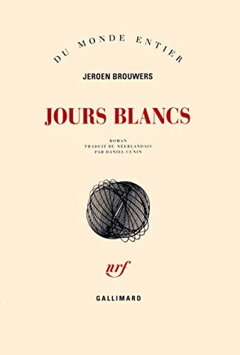 JOURS BLANCS, de Jeroen Brouwers | portada del libro