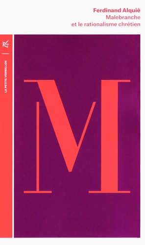MALEBRANCHE ET LE RATIONALISME CHRETIEN, de Ferdinand Alquié | portada del libro
