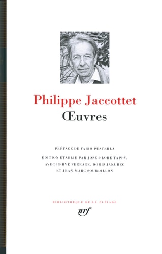 OEUVRES, de Philippe Jaccottet | portada del libro