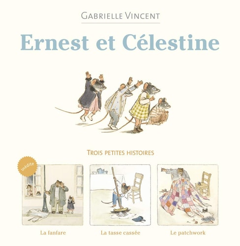 ERNEST ET CELESTINE -TROIS PETITES HISTOIRES INEDITES COFFRE, de Gabrielle Vincent | portada del libro