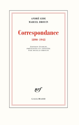 CORRESPONDANCE 1890-1943, de Nicolas Drouin | portada del libro