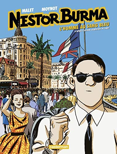 NESTOR BURMA -11- L'HOMME AU SANG BLEU, de Moynot | portada del libro