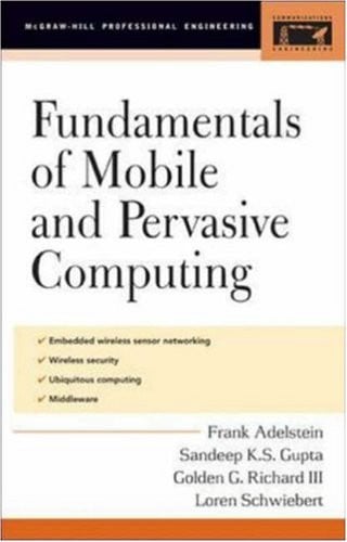 FUNDAMENTALS OF MOBILE AND PERVASIVE COMPUTING | portada del libro