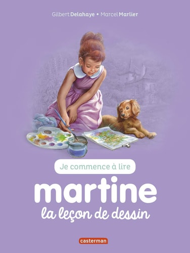MARTINE LA LECON DE DESSIN (NE 2017) (JE COMMENCE A LIRE), de Gilbert Delahaye | portada del libro