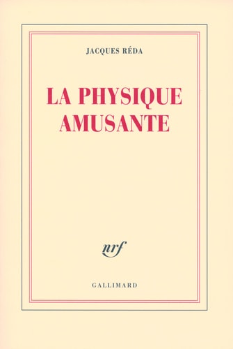 LA PHYSIQUE AMUSANTE, de Réda | portada del libro